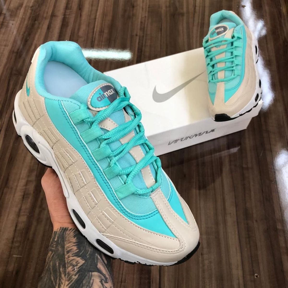 nike air max 95 verde agua