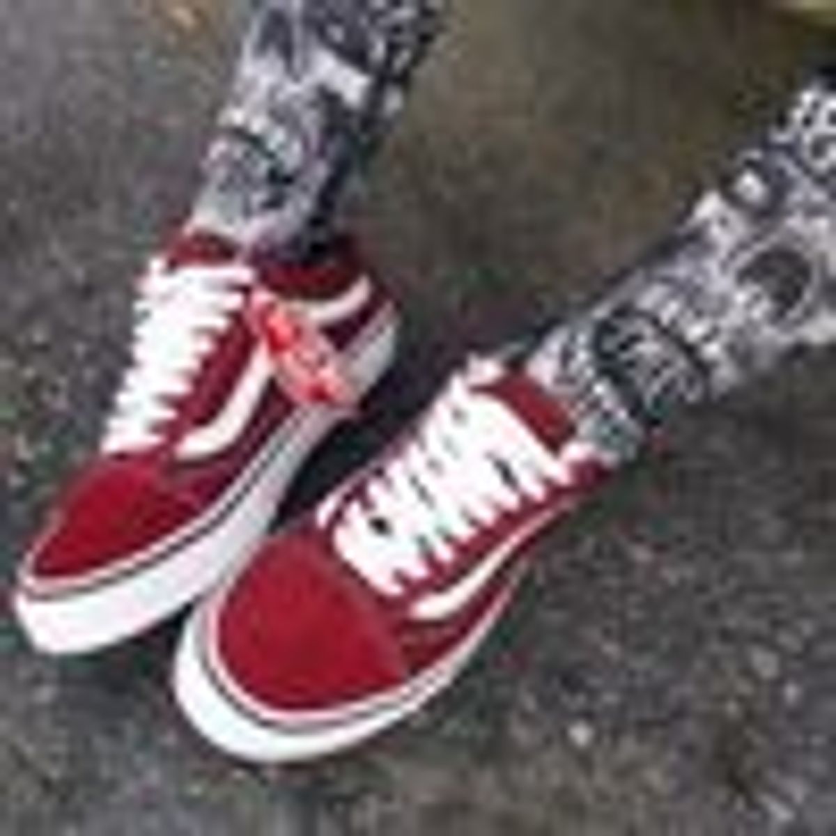 tenis vans old skool bordo