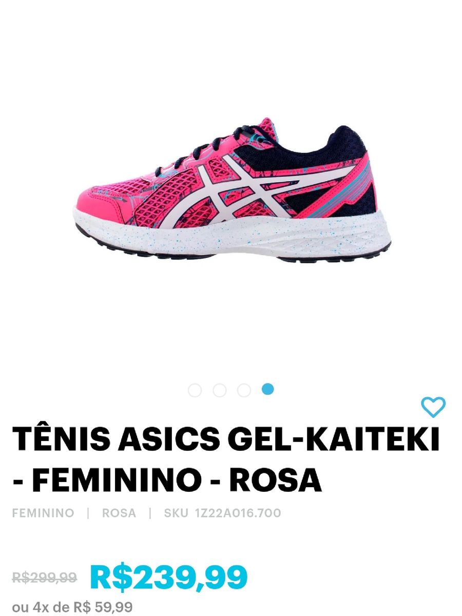 tenis asics masculino numero 37