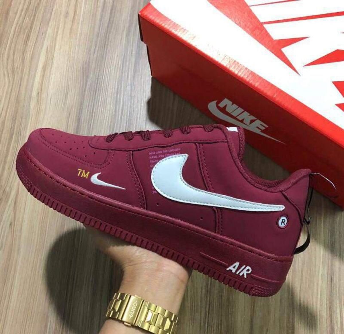 nike air force bordo