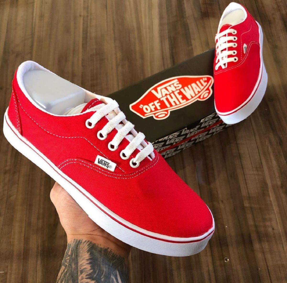 tenis vans authentic vermelho