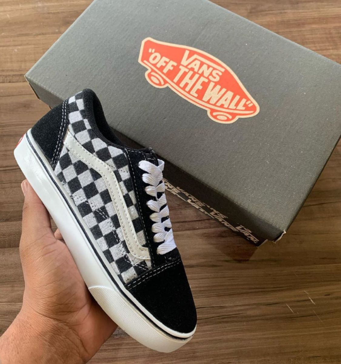 vans quadriculado feminino