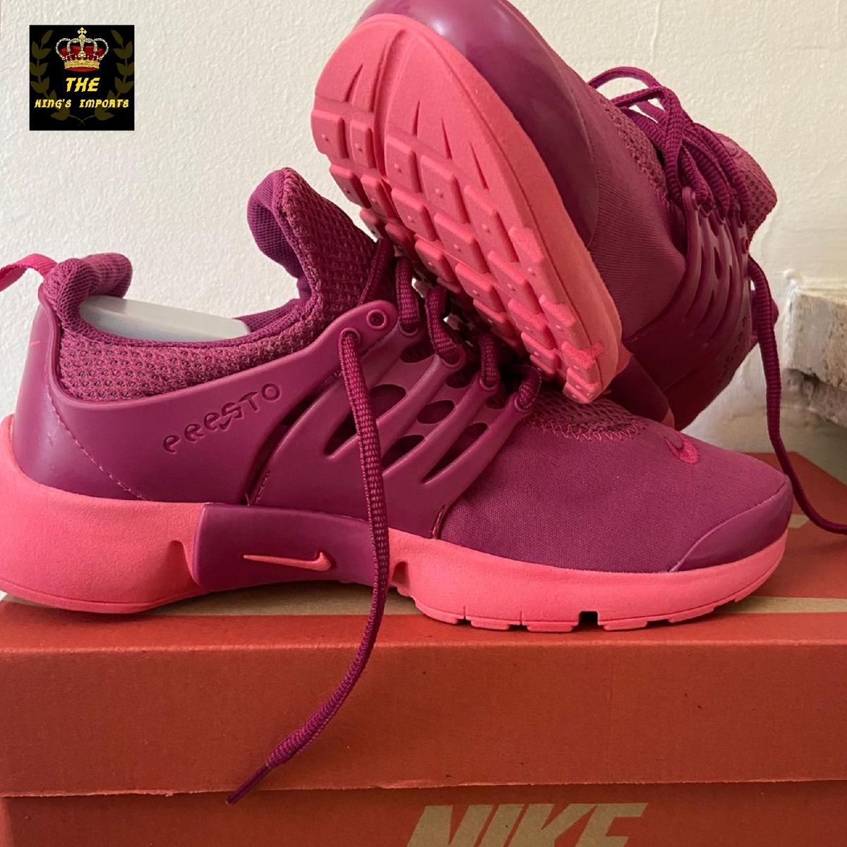 nike presto roxo