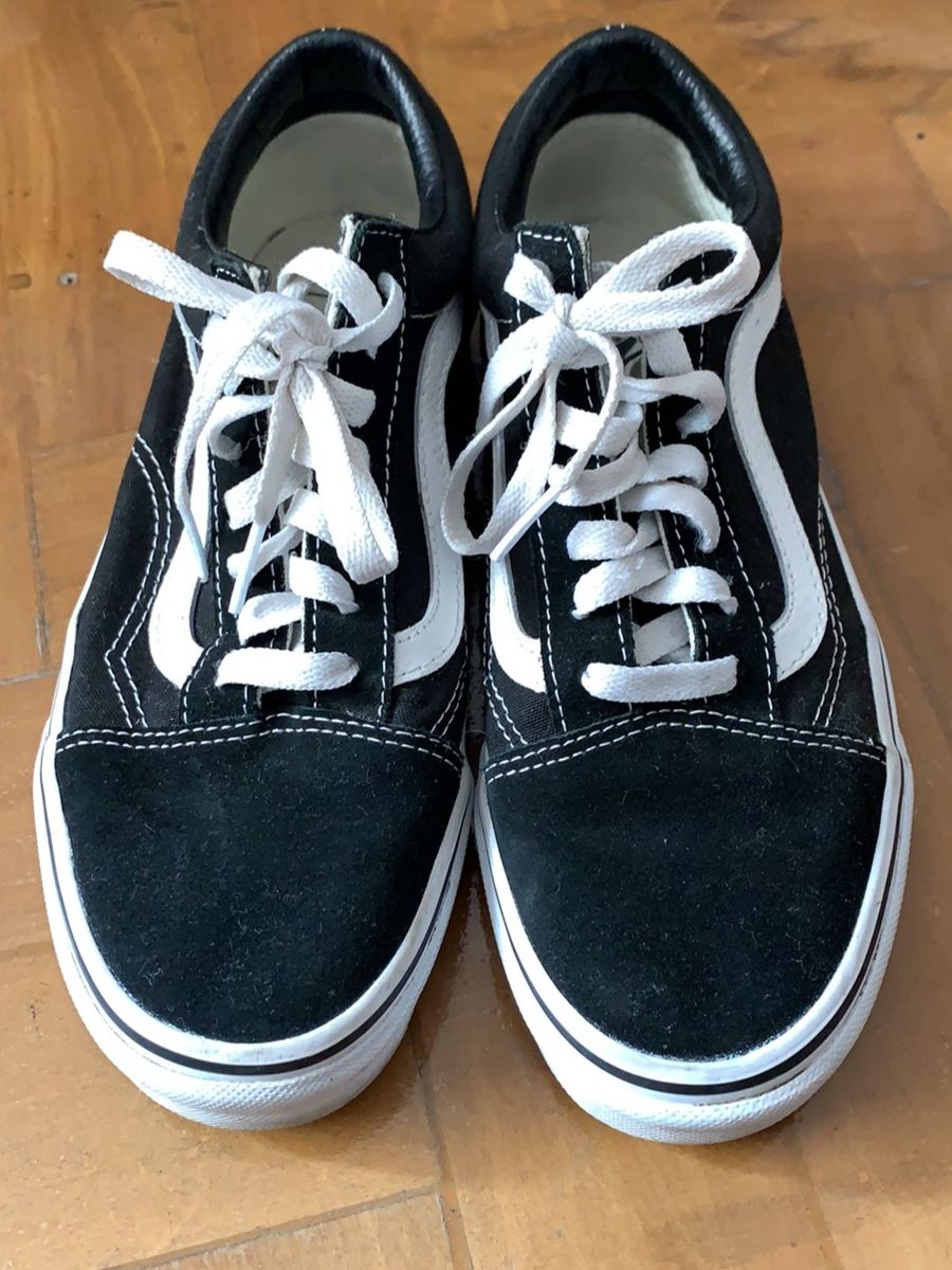 vans camurça preto