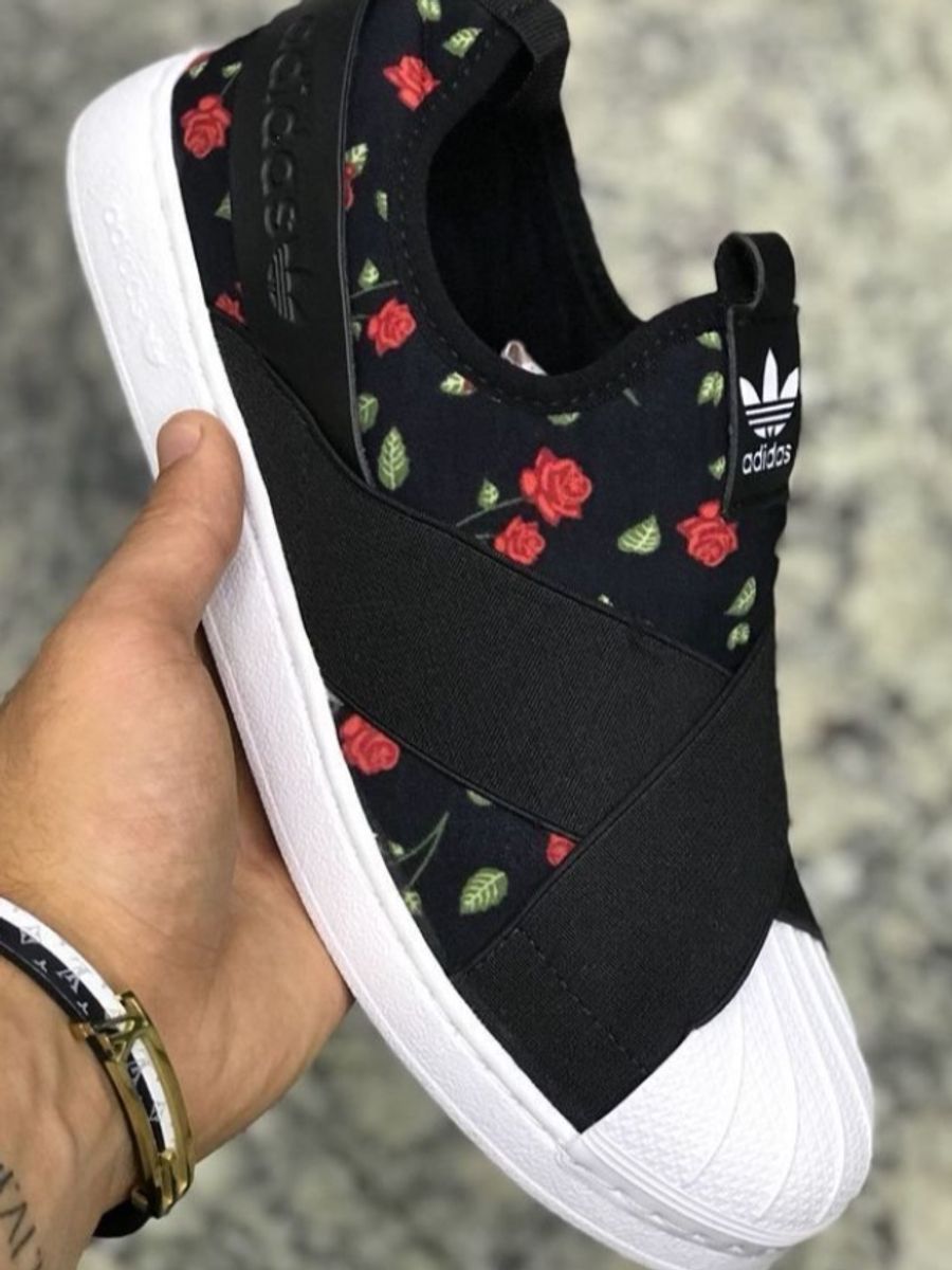 tenis adidas floral feminino