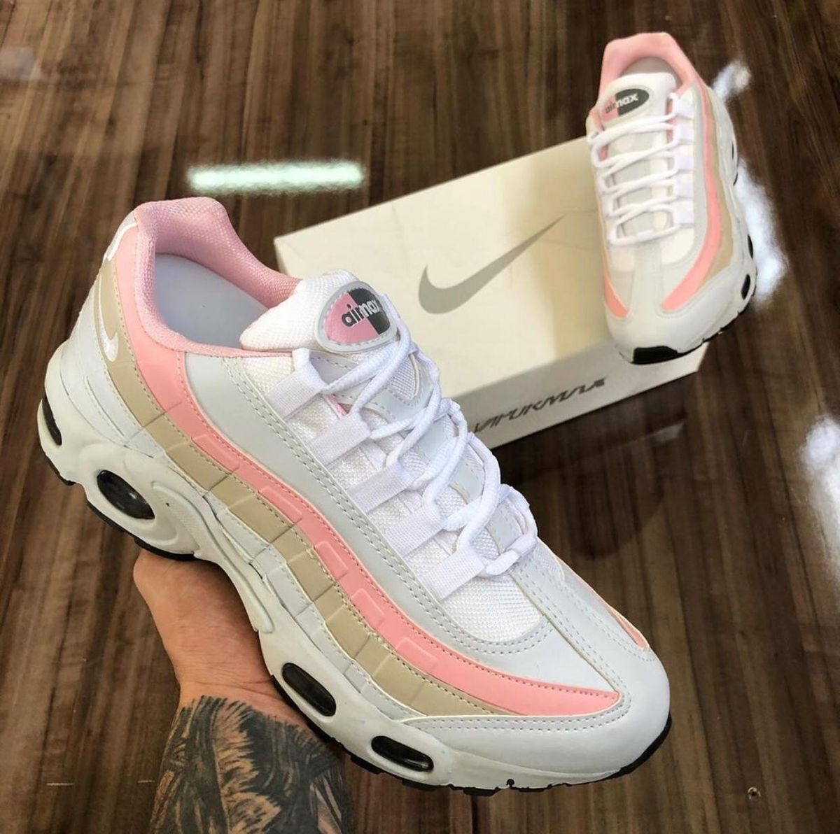 air max 95 feminino branco