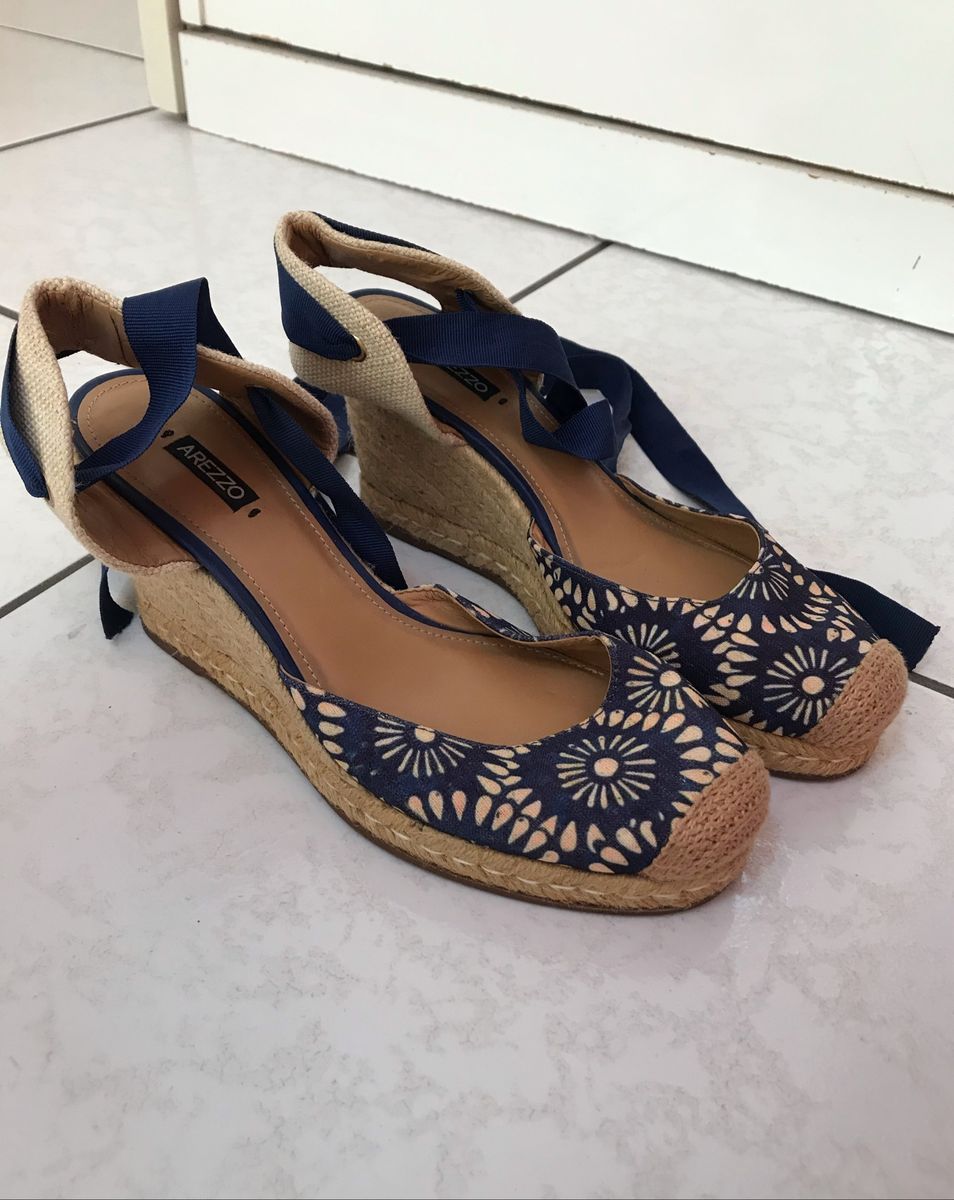 espadrille arezzo azul