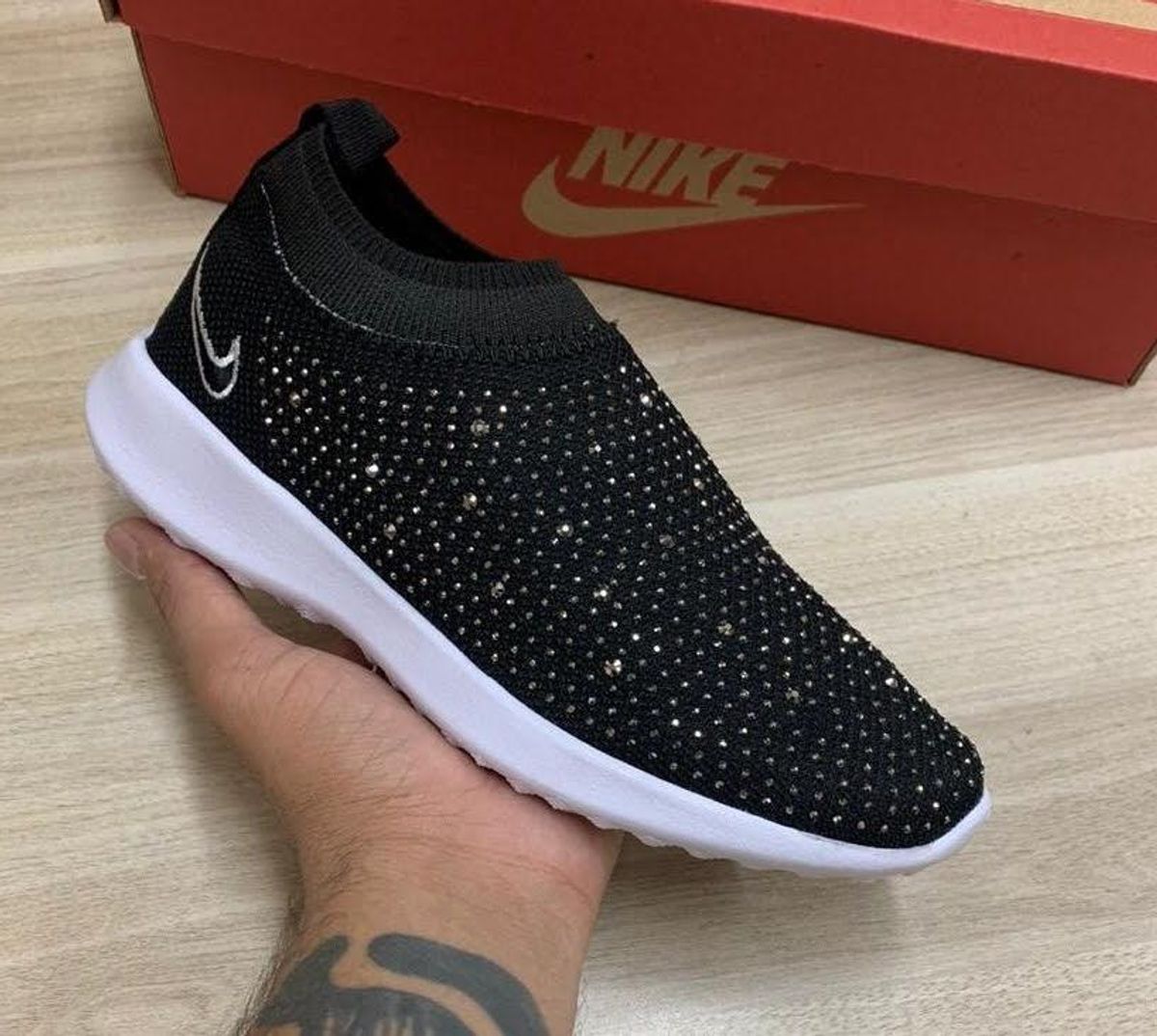 tenis nike feminino meia