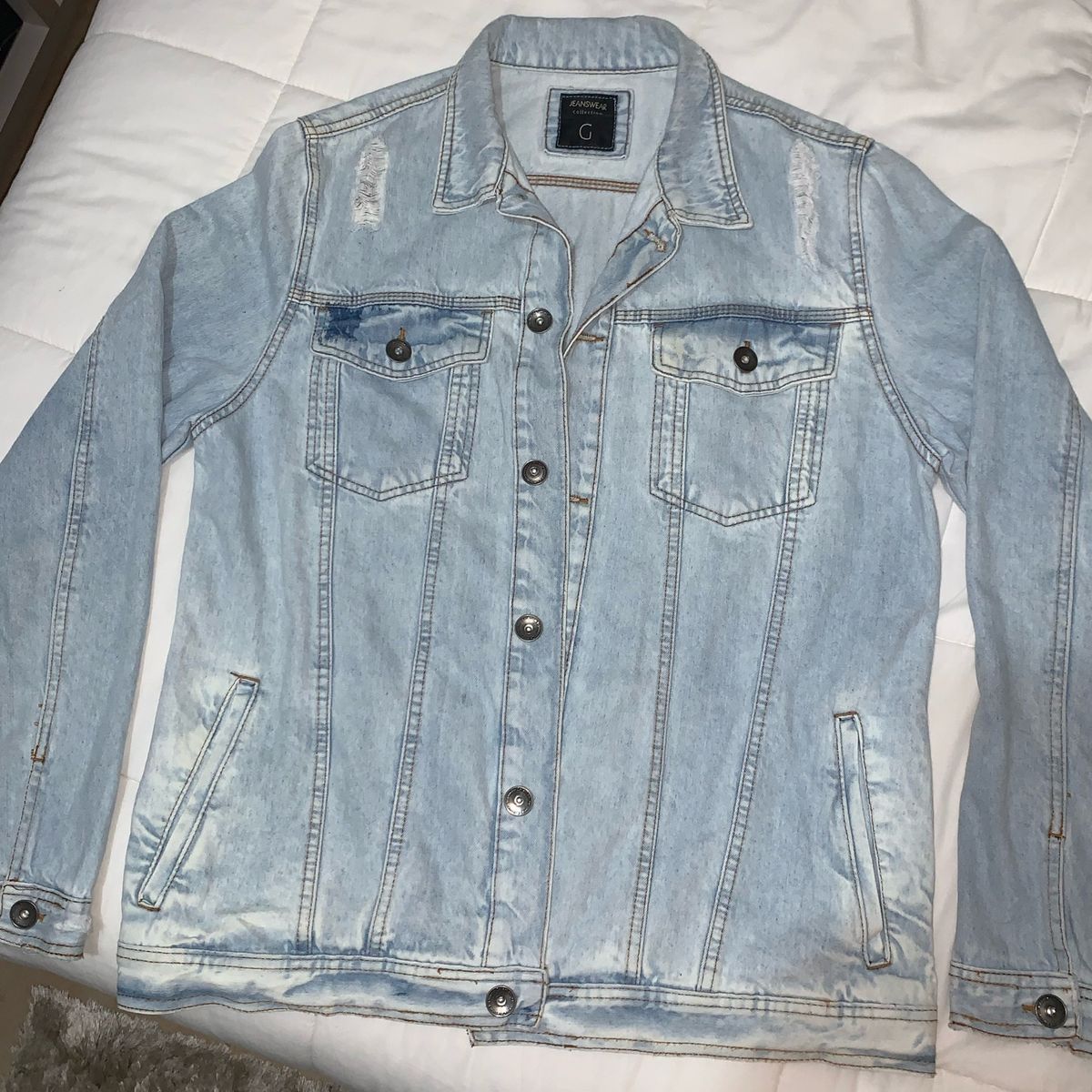 jaqueta jeans masculina renner