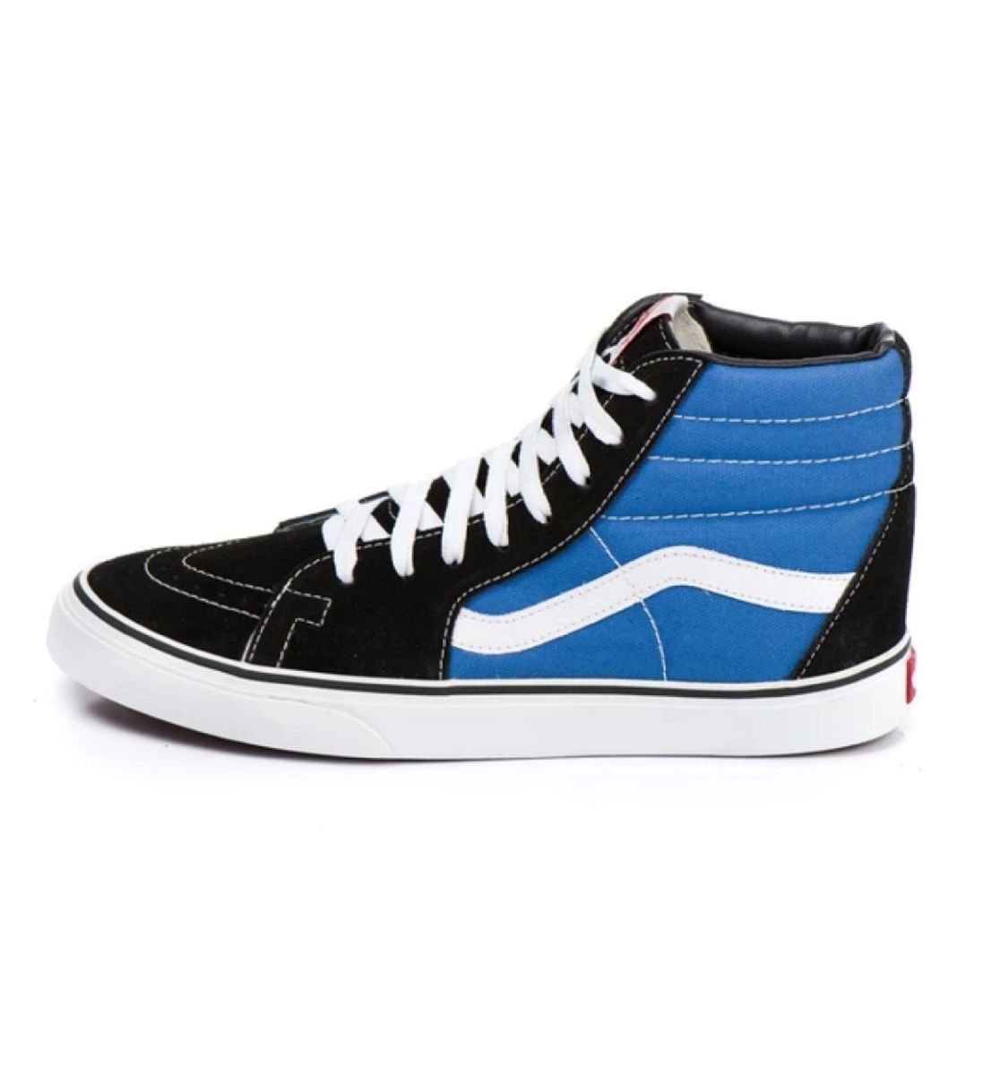 tenis vans azul cano alto