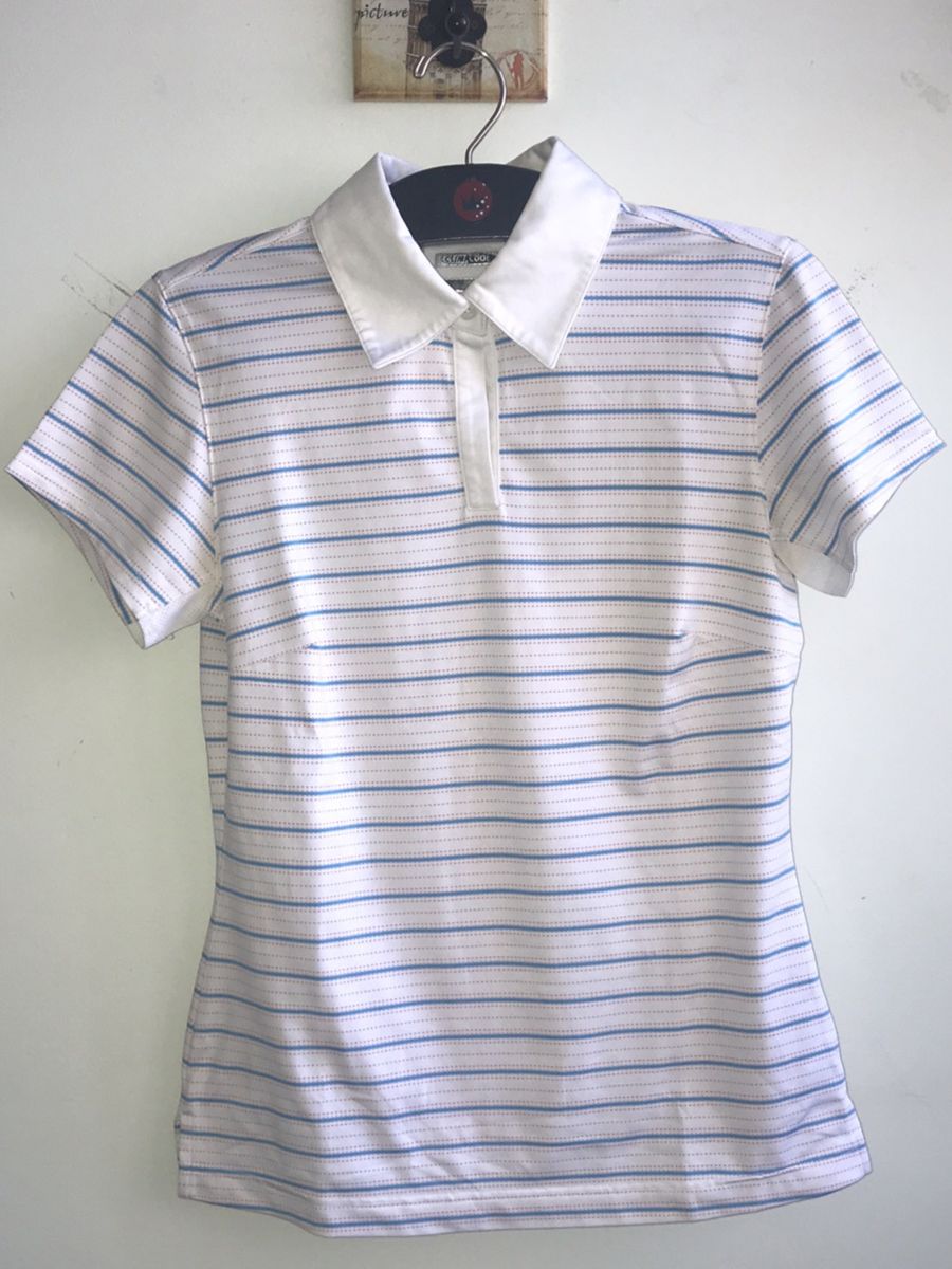 camisa polo adidas feminina