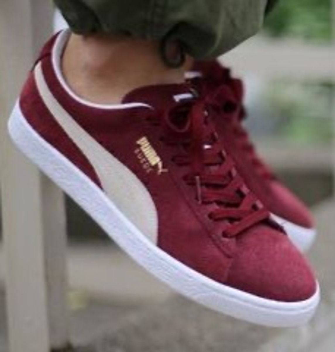 puma bordo suede