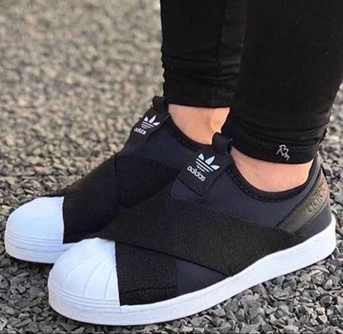 adidas preto de elastico