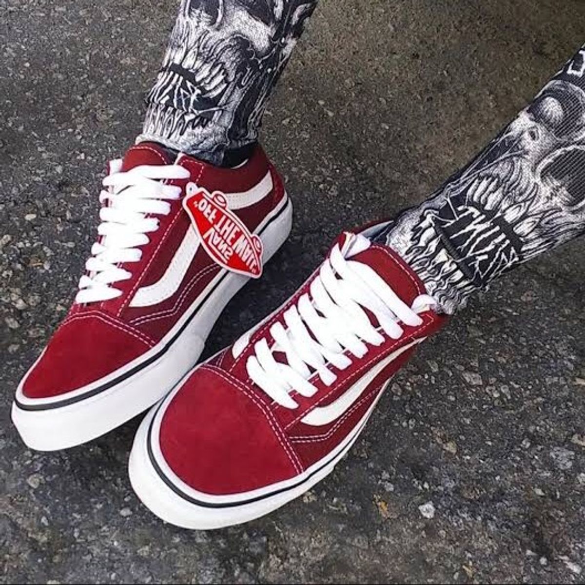 tenis vans bordo masculino