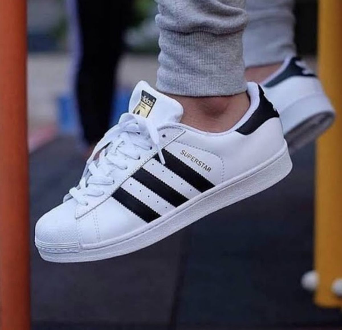 superstar adidas preto e branco