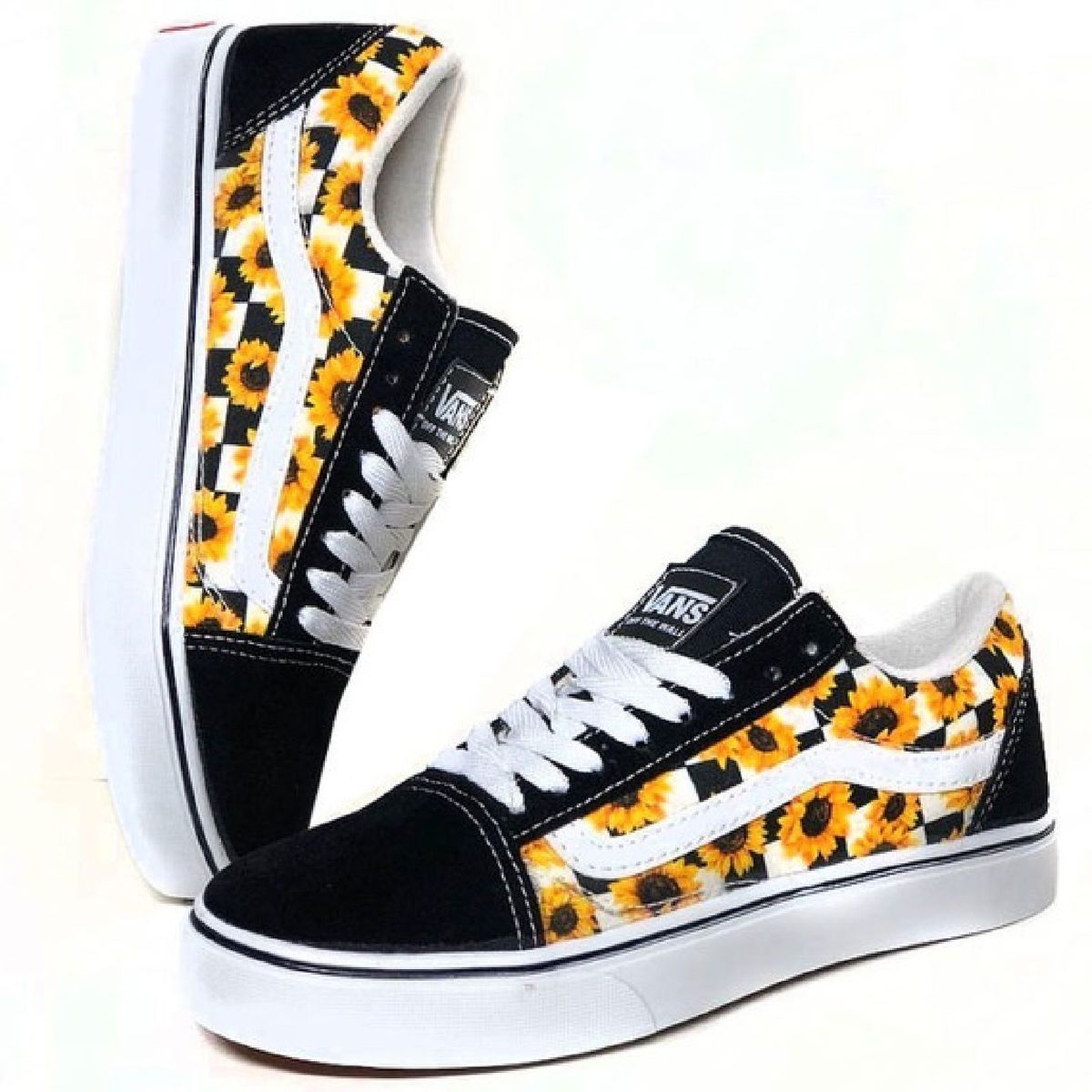 vans amarelo feminino