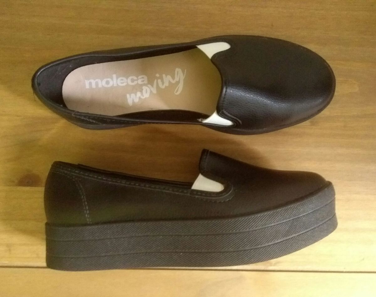 slip on moleca plataforma