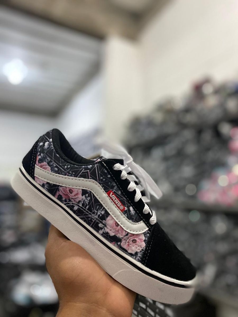 vans floral feminino