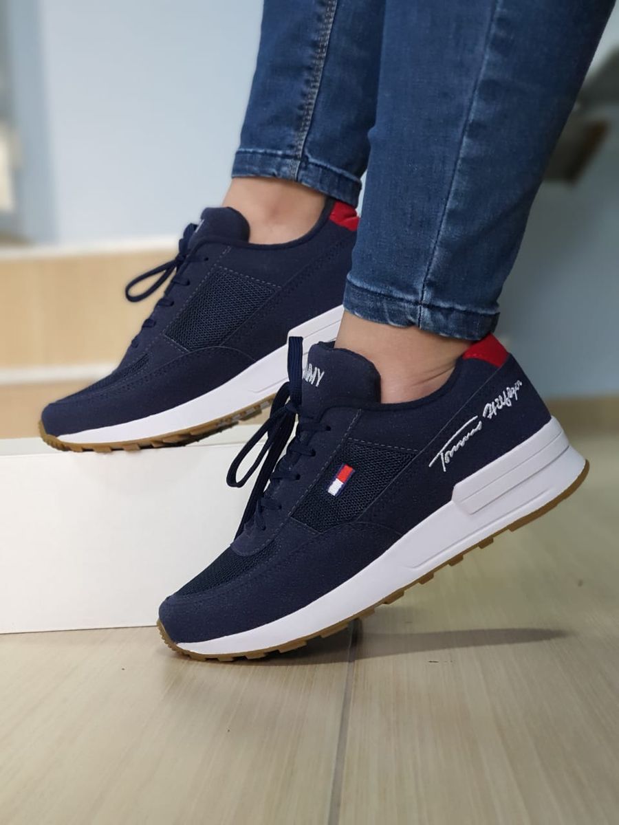 tenis branco tommy hilfiger feminino