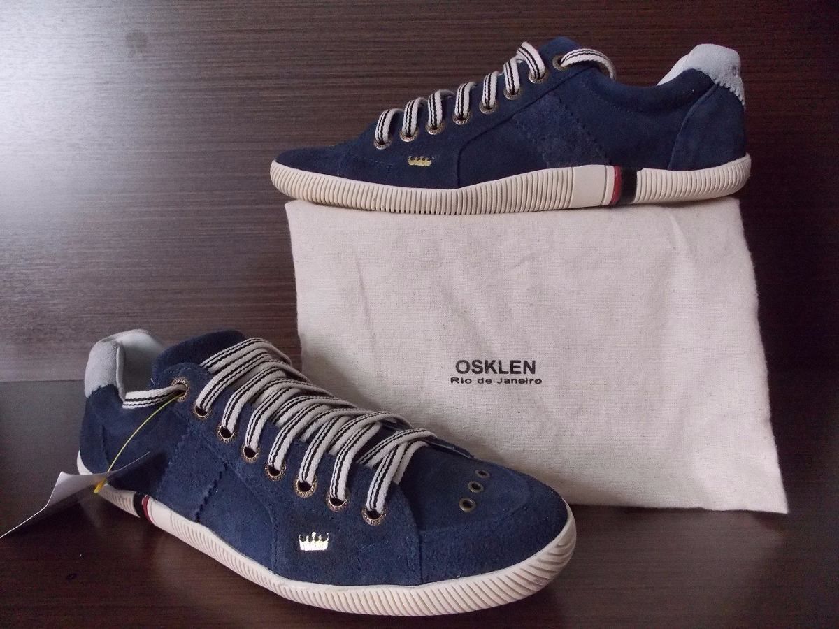 tenis osklen masculino azul marinho