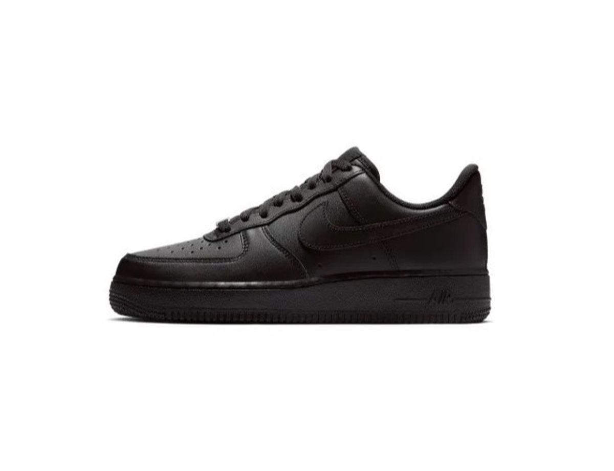 air force cano baixo preto