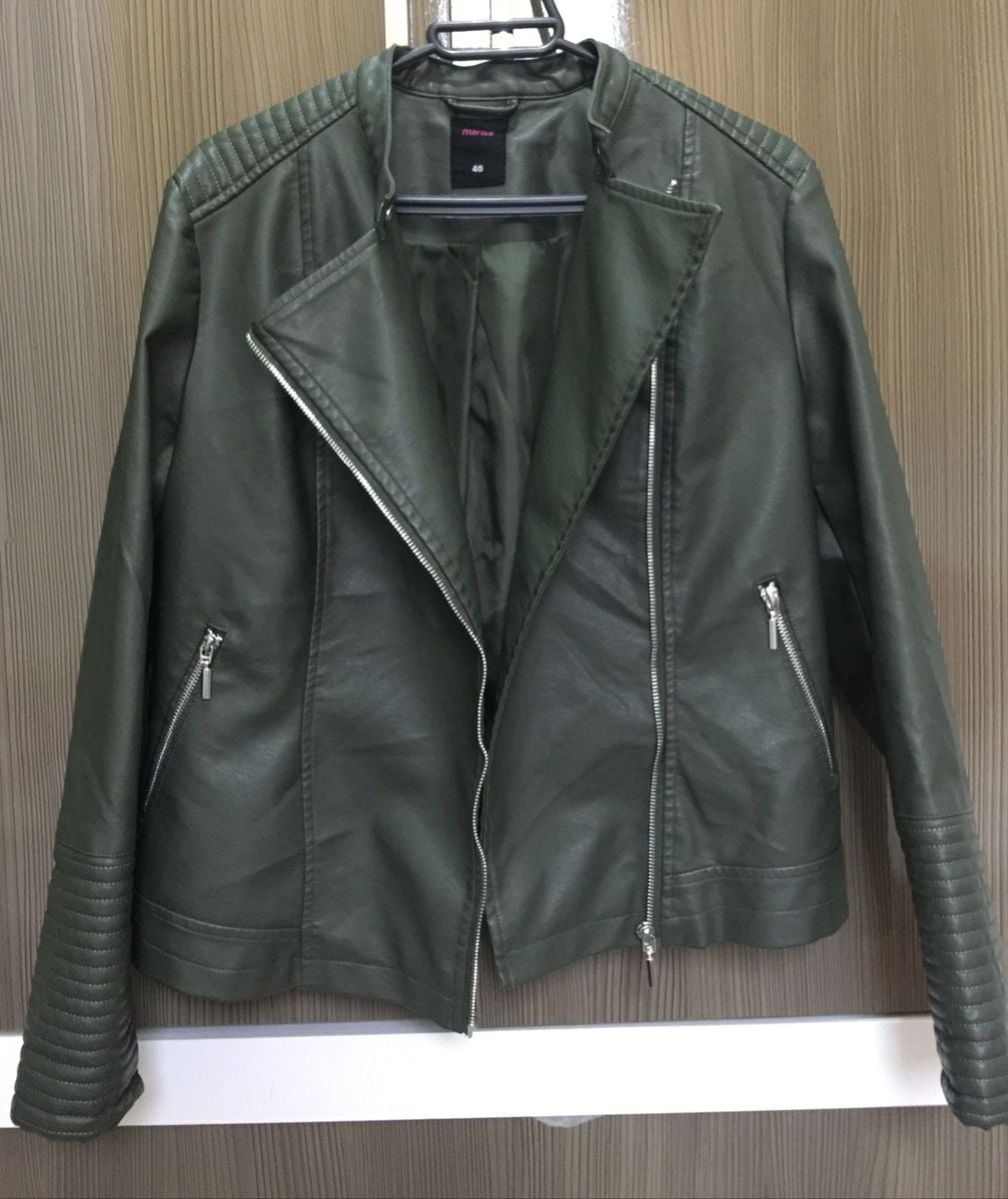 casaco verde musgo feminino