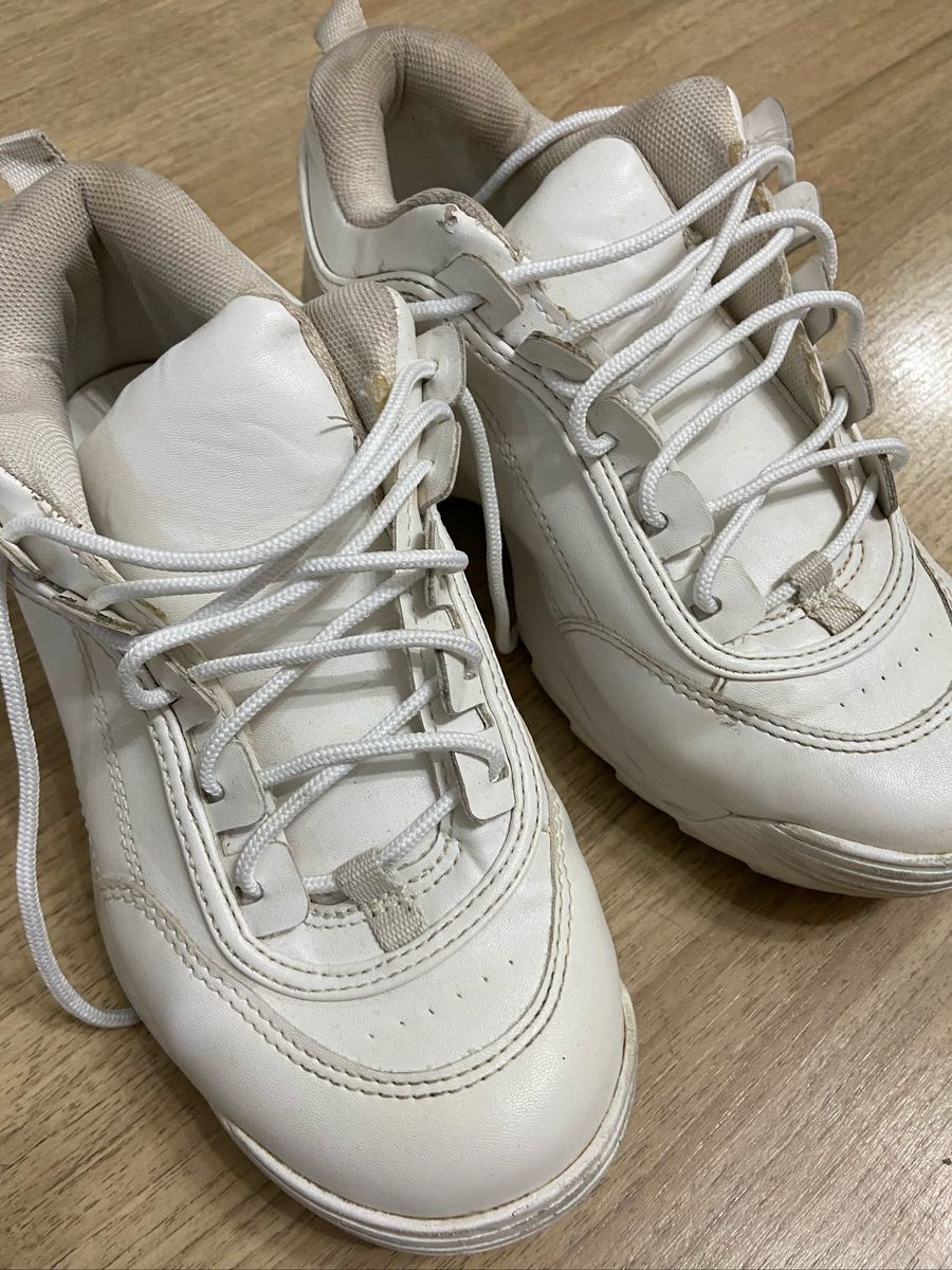 tenis flatform satinato