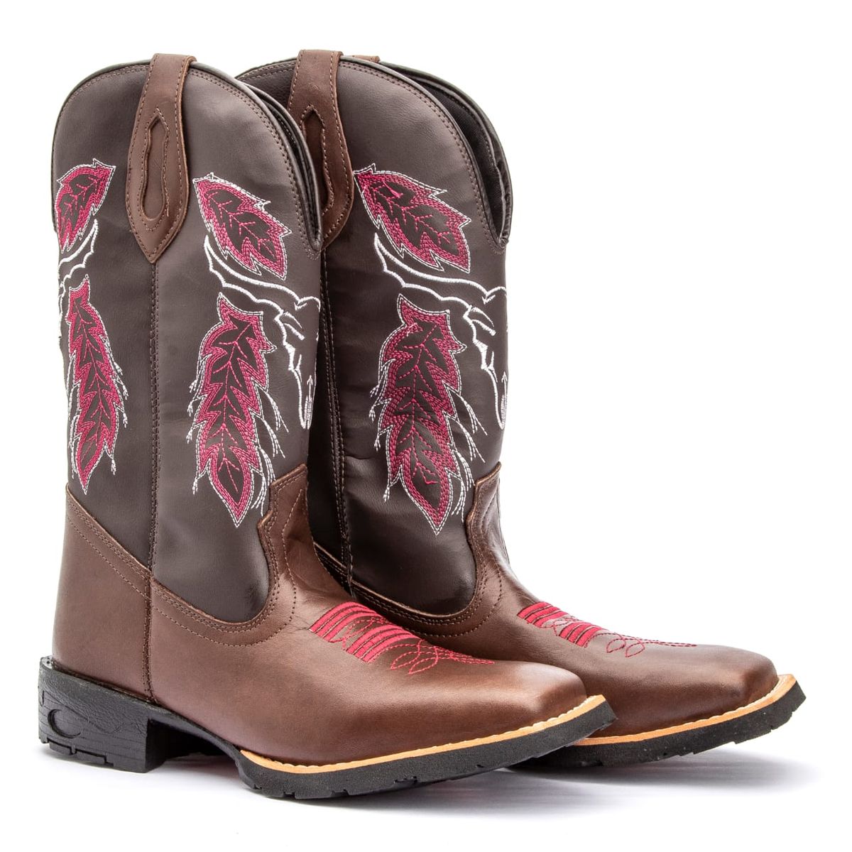 bota de couro de boi