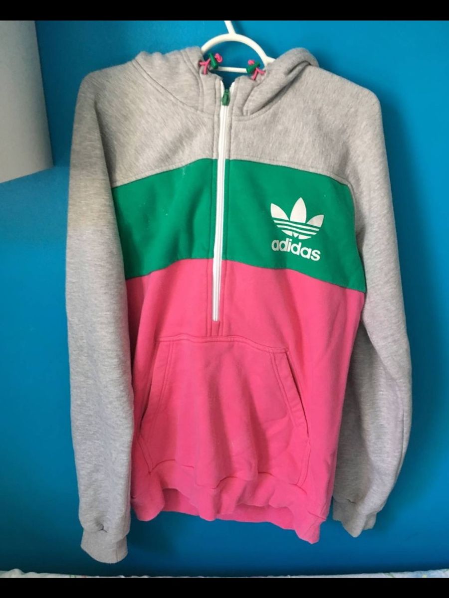 vestido moletom adidas