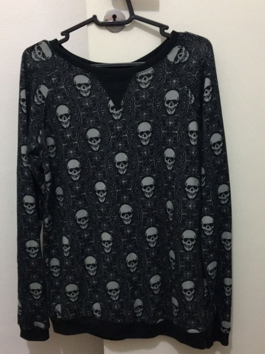 blusa de frio da caveira