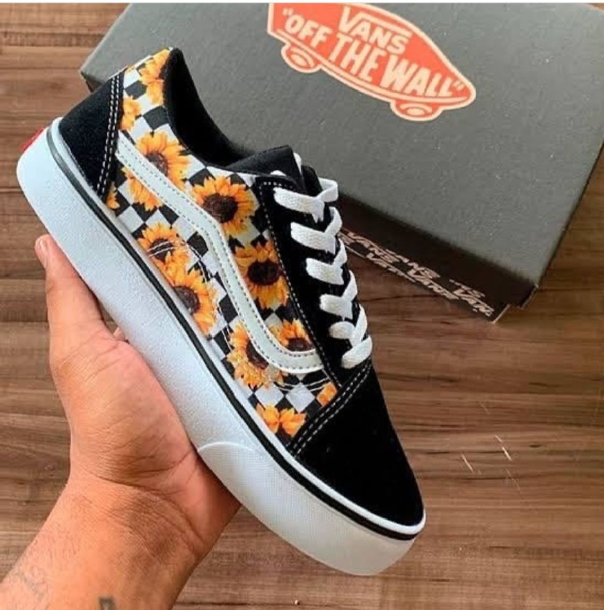 tenis vans estampado