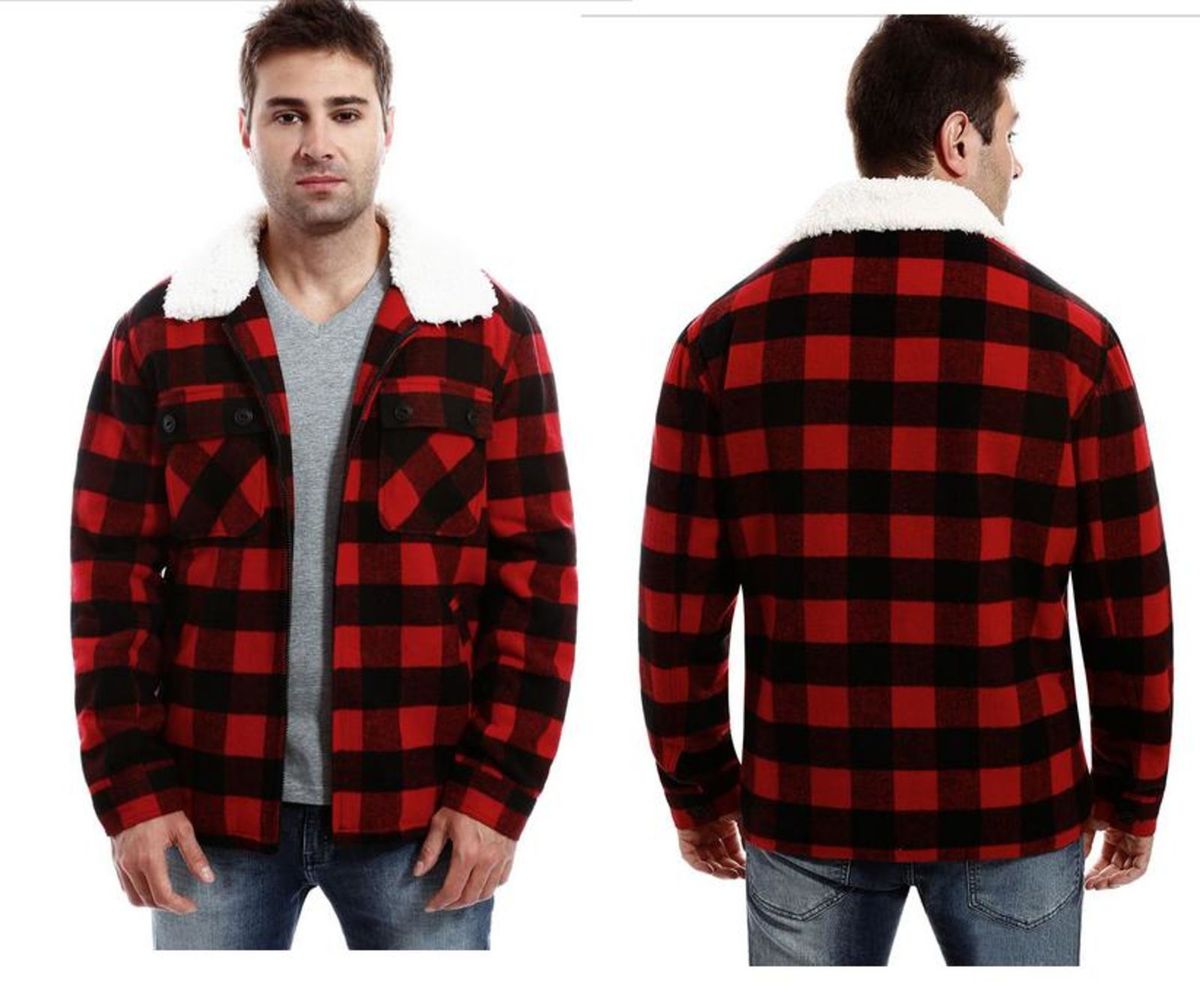 casaco xadrez masculino