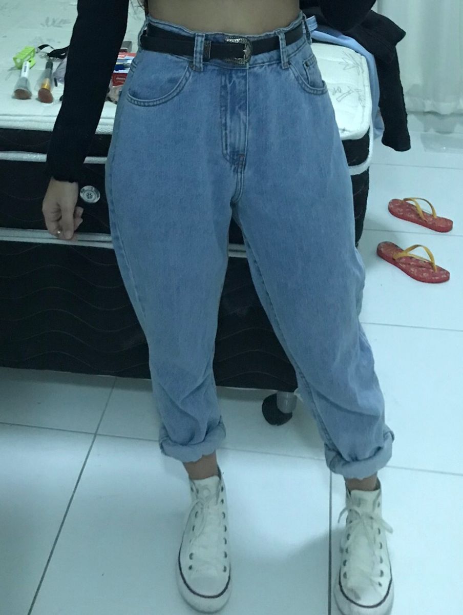 calça mom jeans vintage