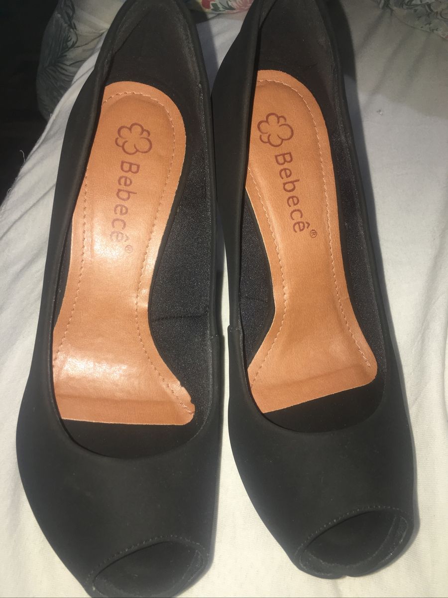 sapato peep toe bebece