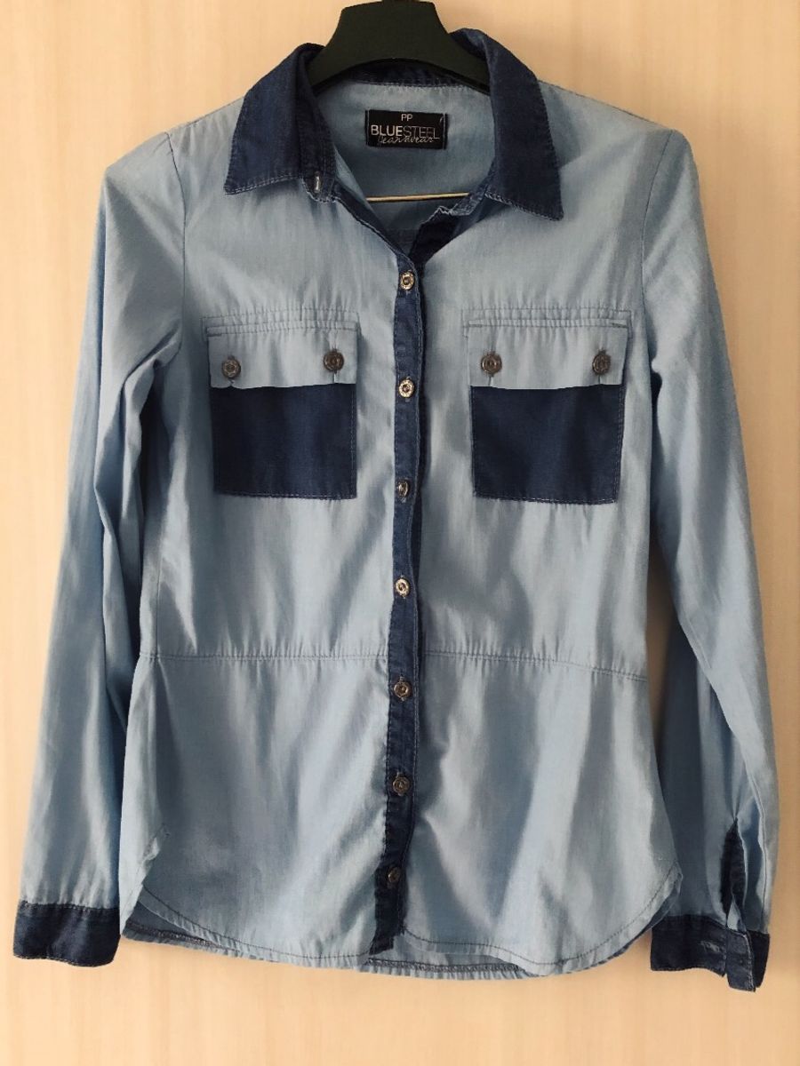 camisa jeans pp
