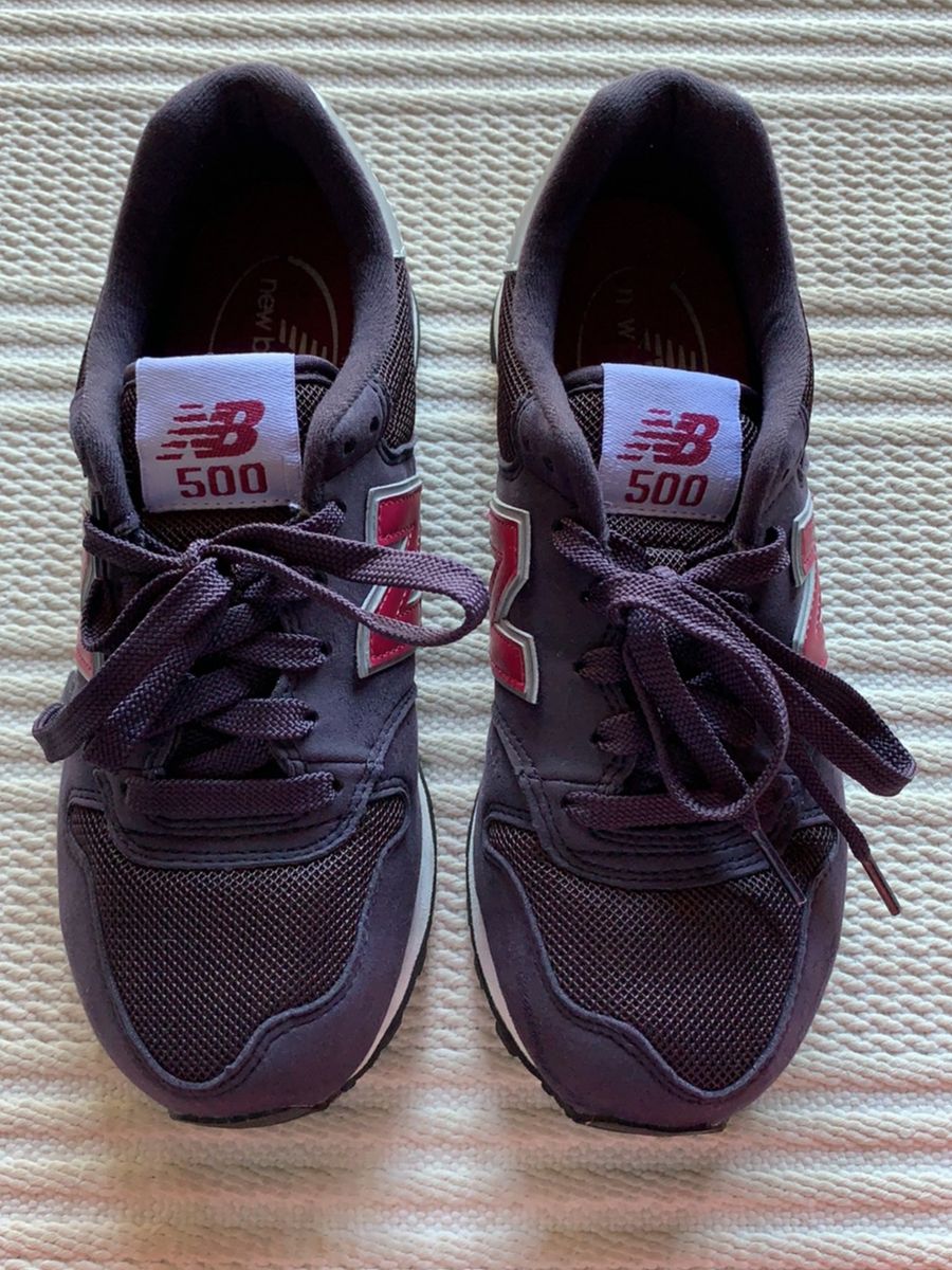 new balance 500 roxo