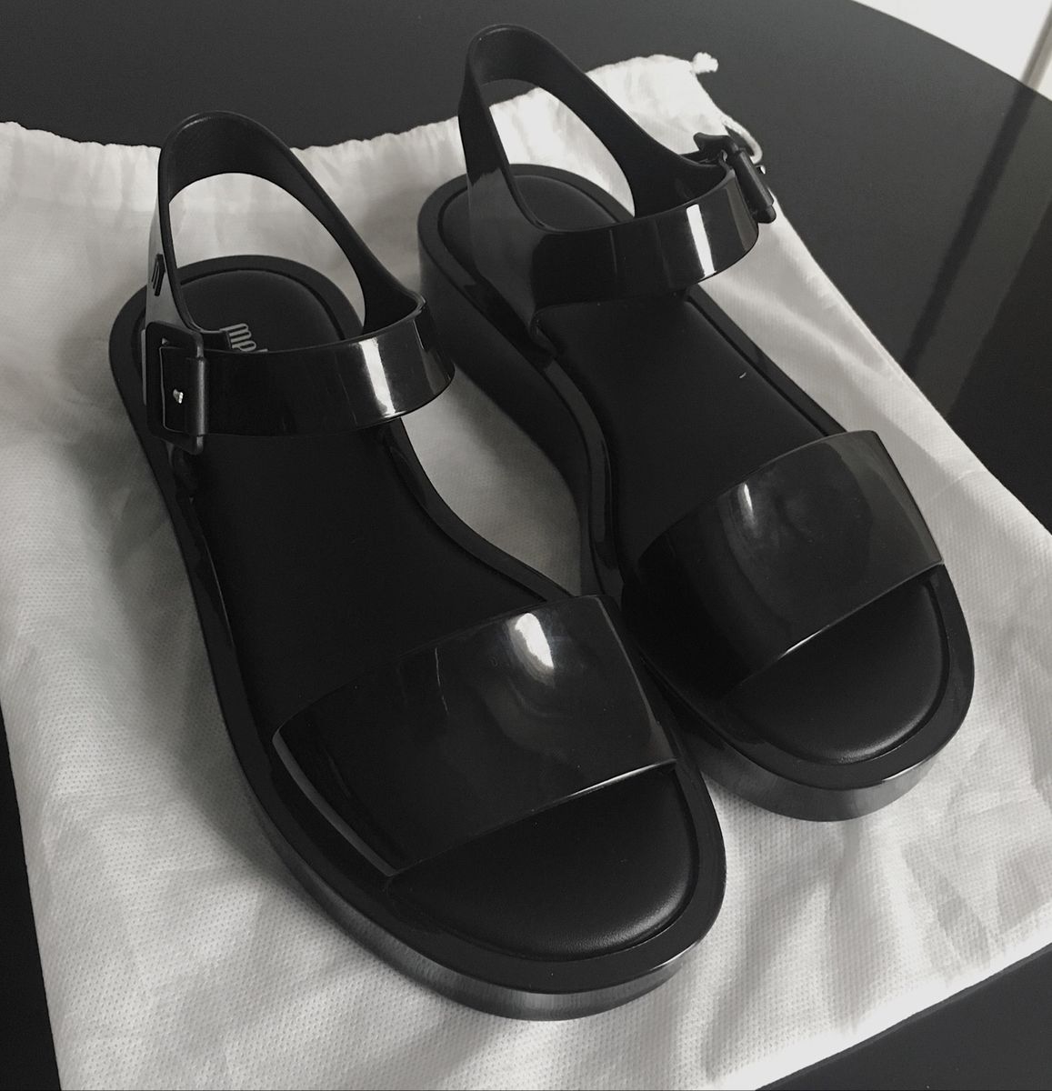 sandalia da melissa plataforma