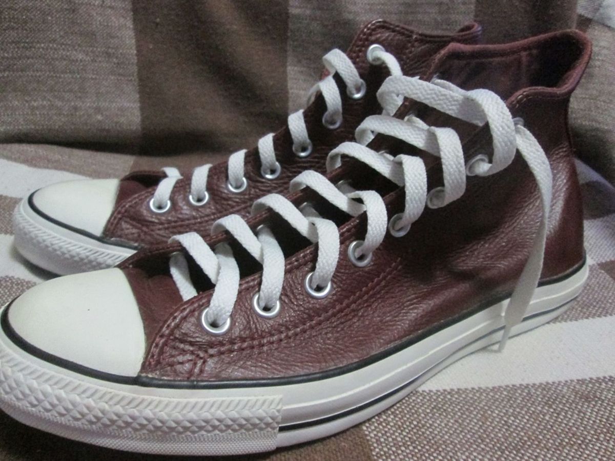 all star vinho de couro