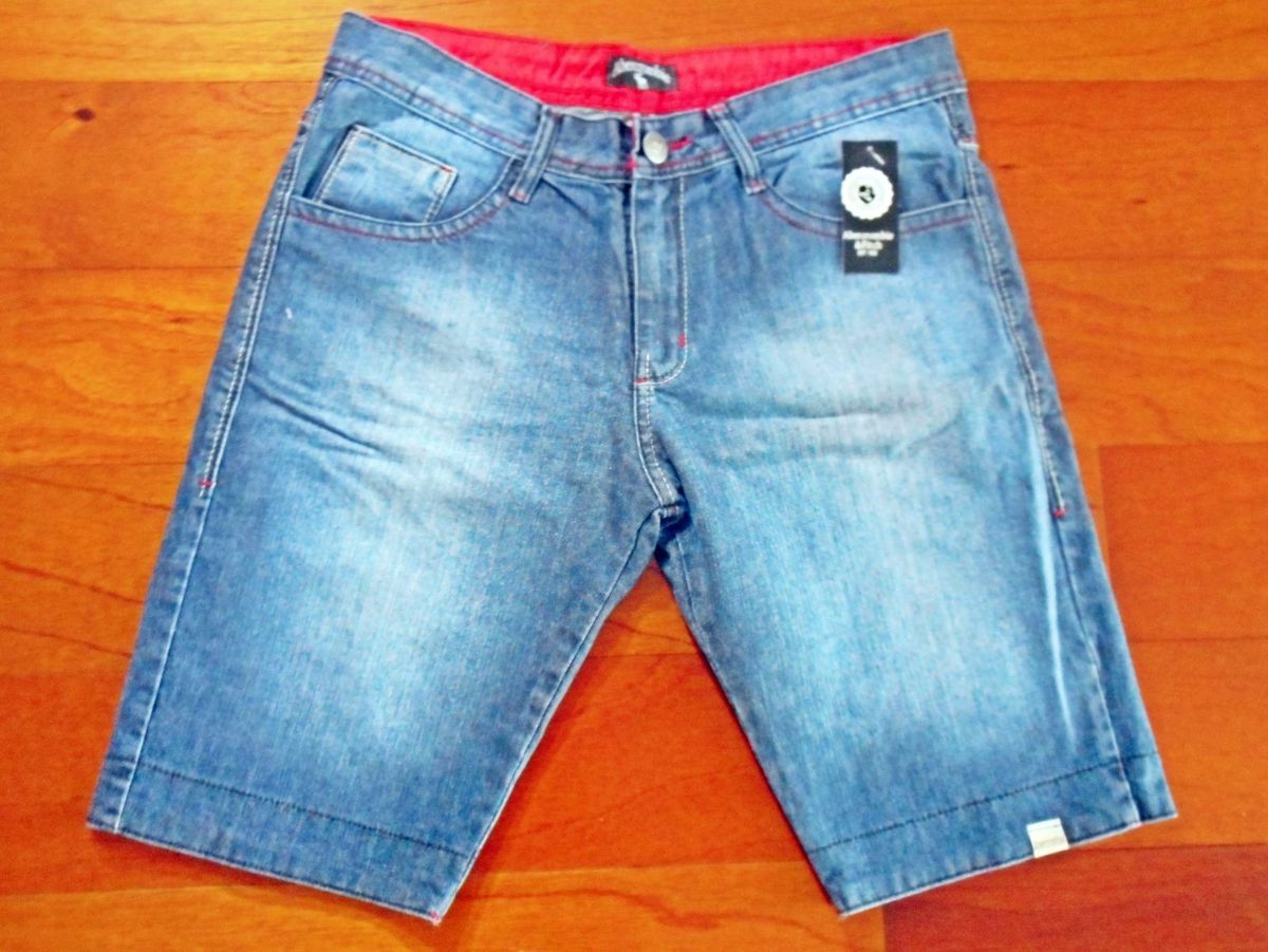 bermuda jeans de marca