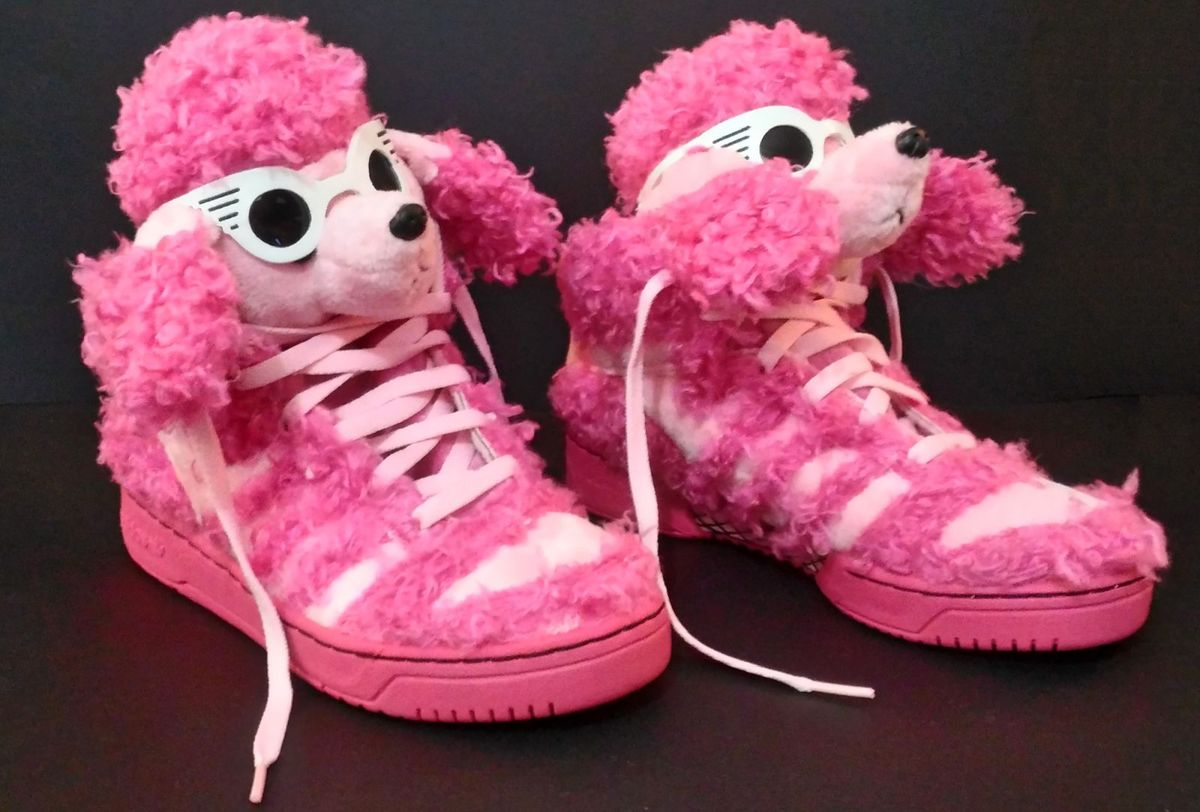 tenis poodle rosa