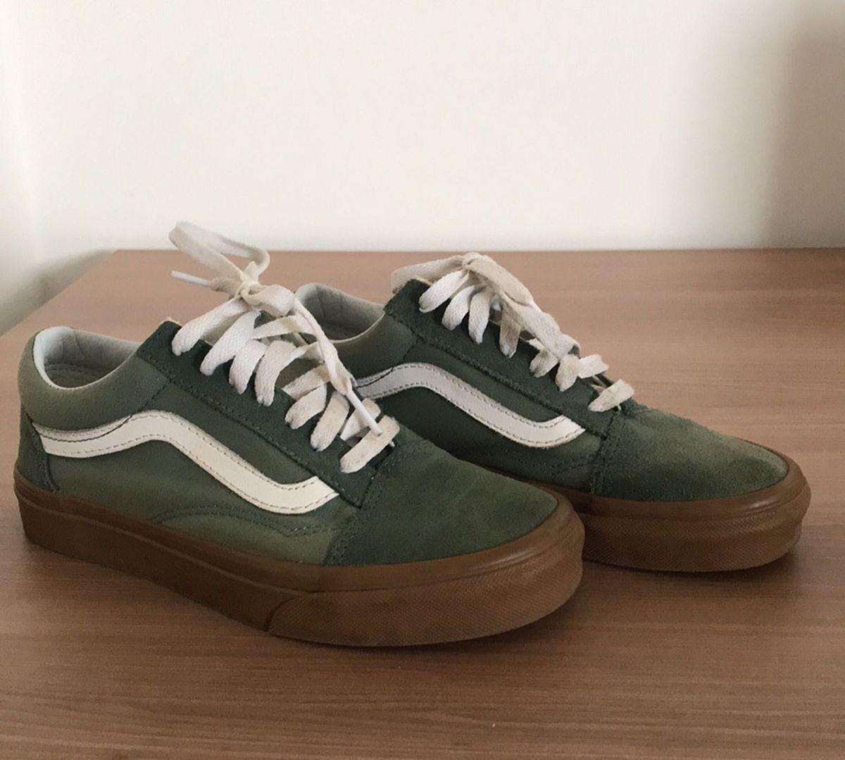 vans old skool verde musgo