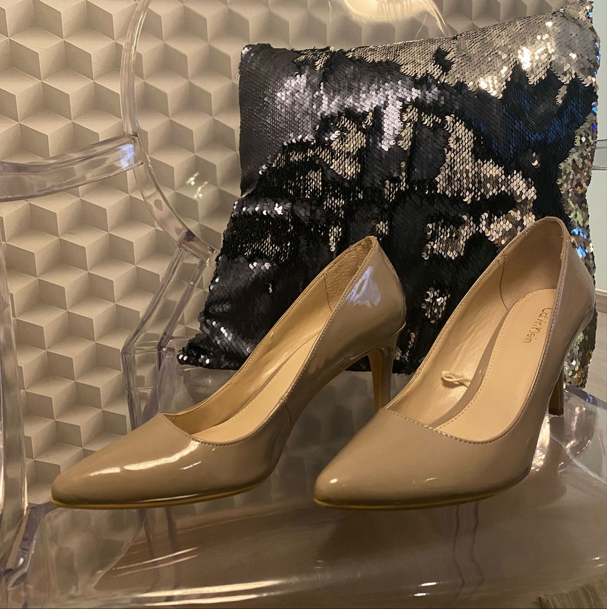 scarpin calvin klein