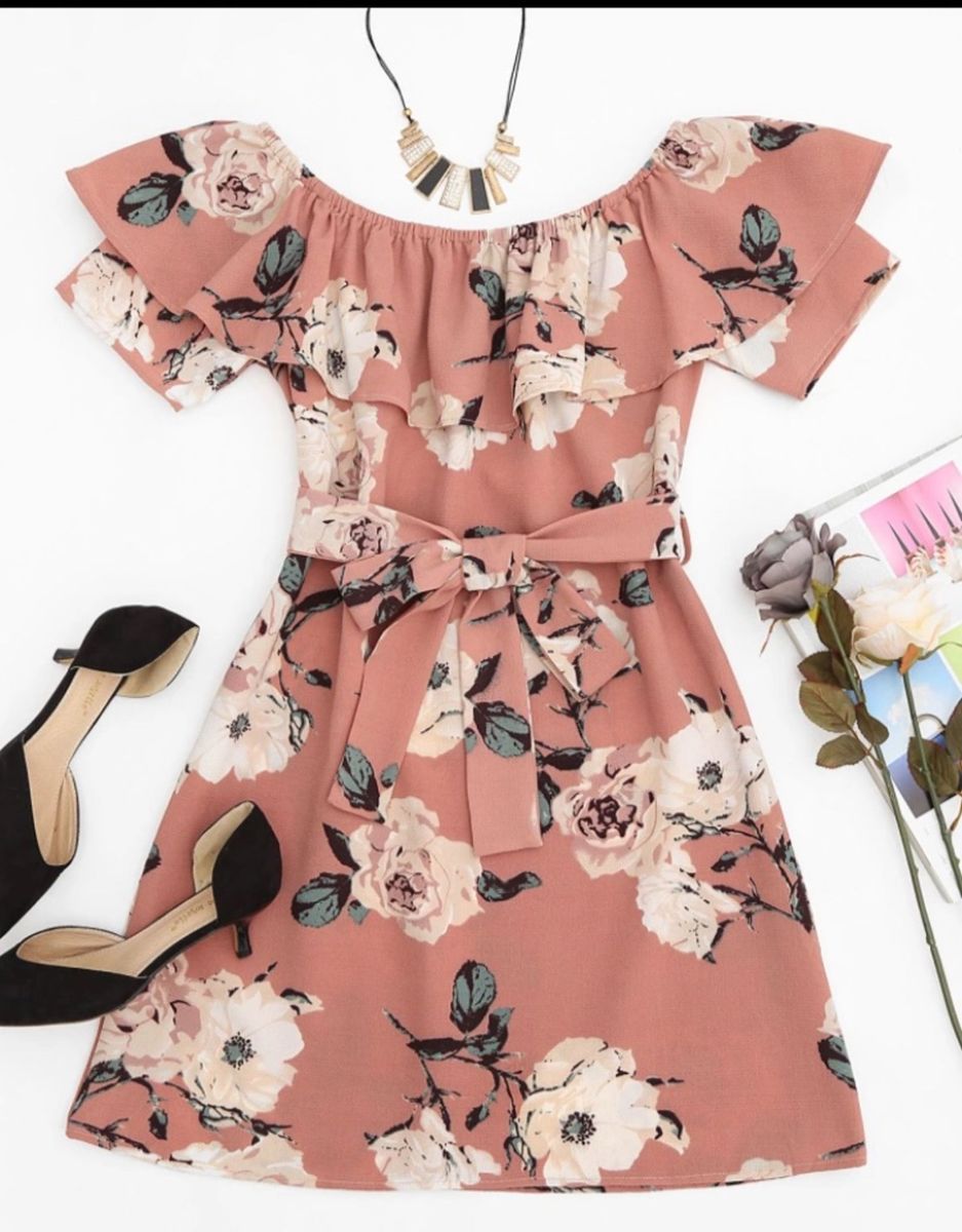 vestido ciganinha rodado