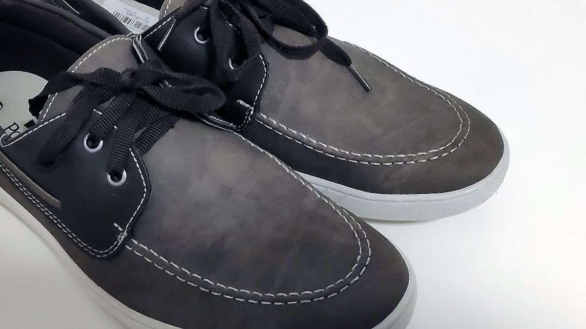 mocassim com cadarço masculino