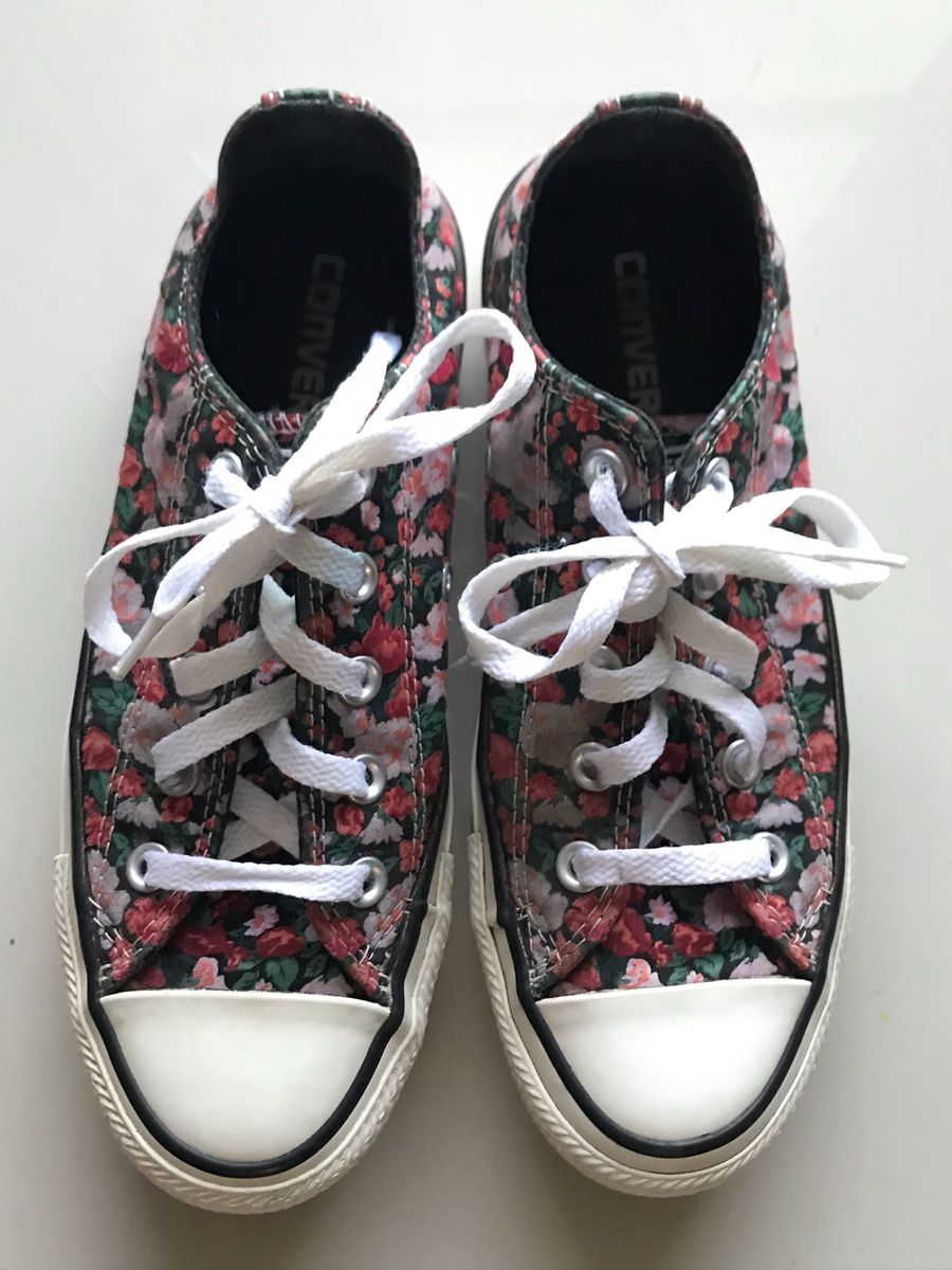 tenis all star feminino floral