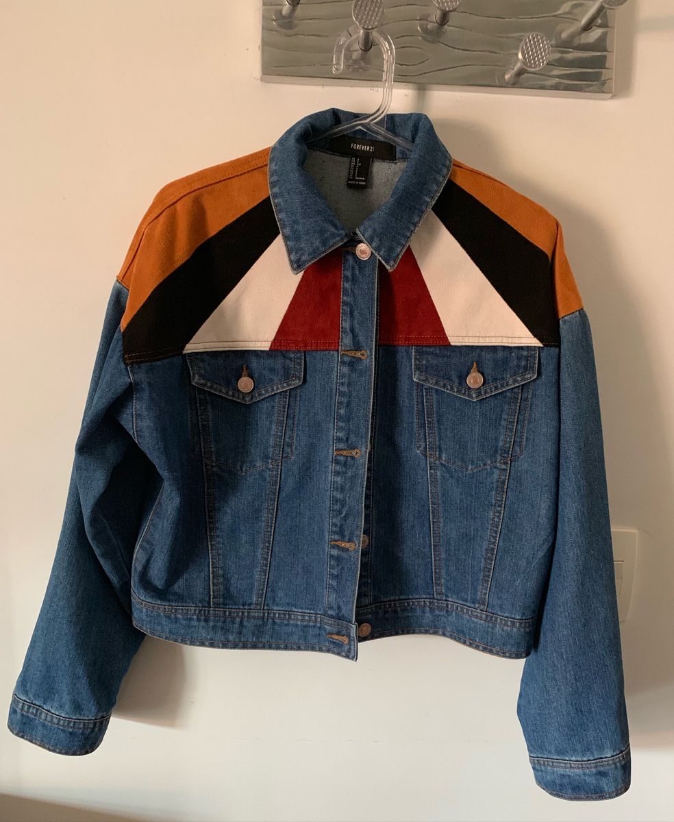 enjoei jaqueta jeans