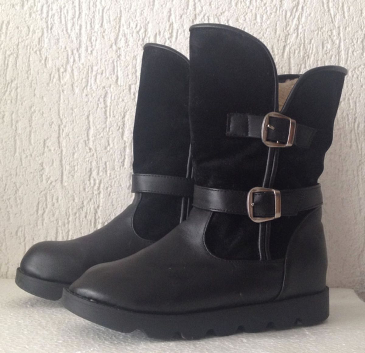 bota tratorada veludo