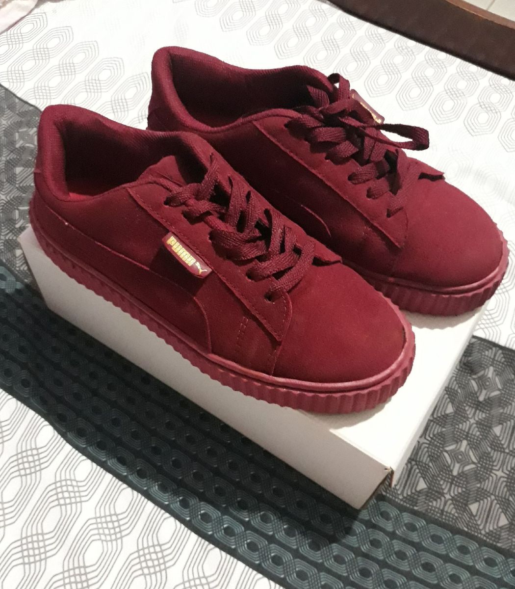 puma fenty vermelho