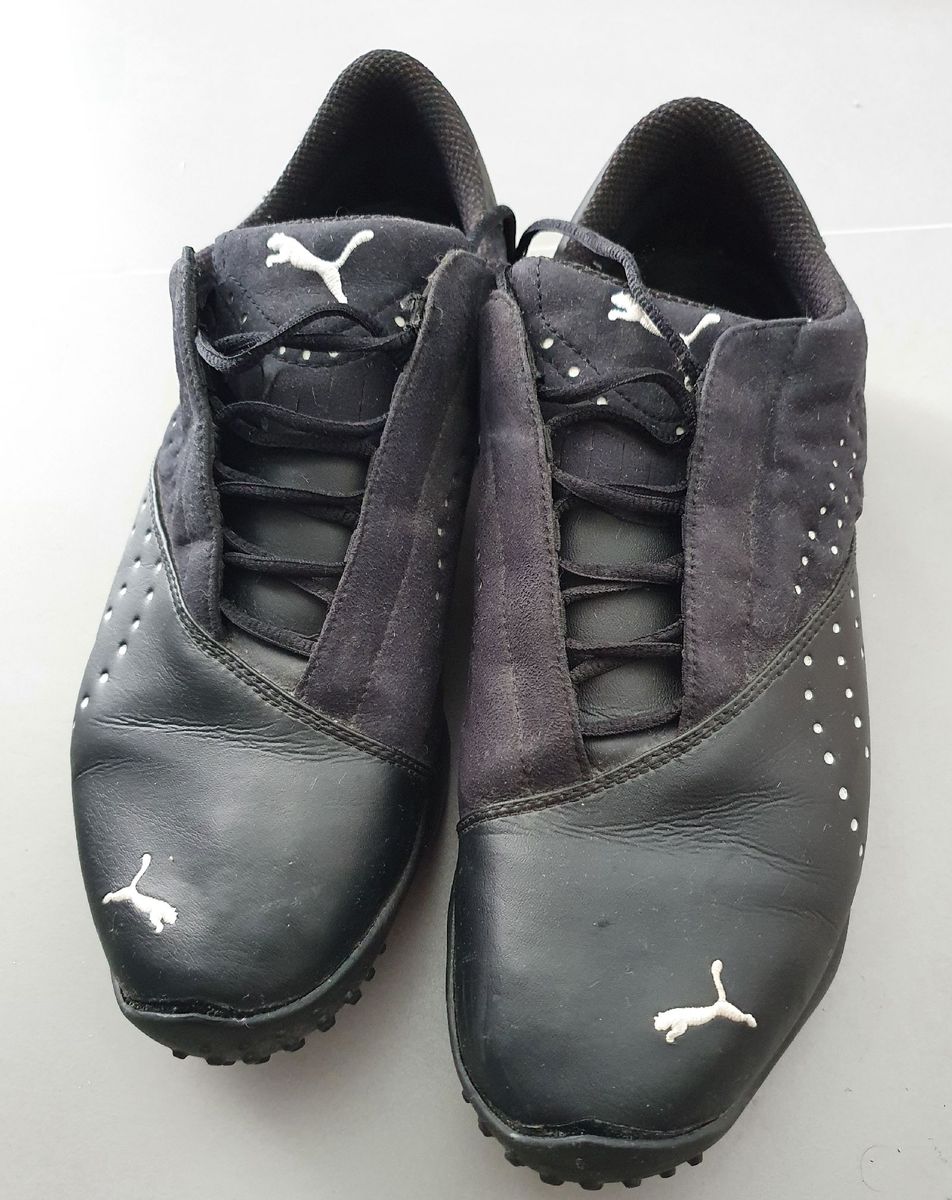 puma disc de camurça