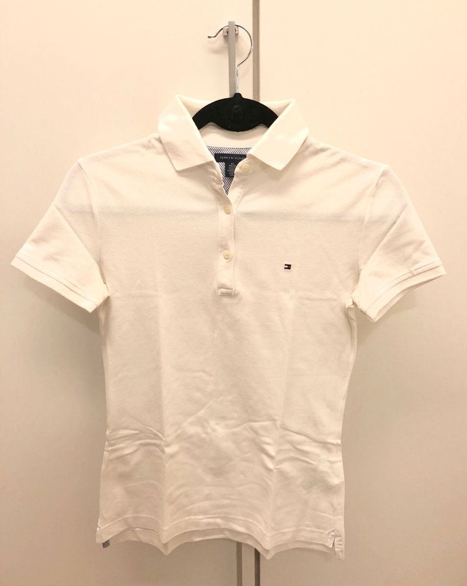 blusa polo tommy hilfiger feminina